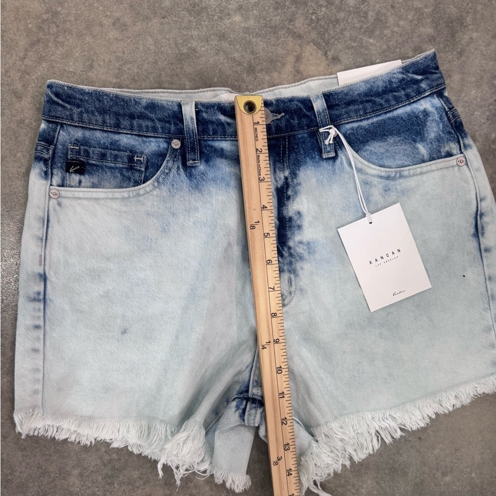 NWT KANCAN bleached shorts - Picture 4 of 7